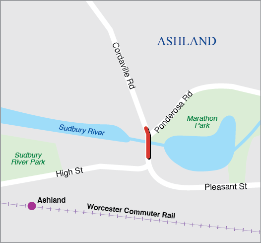Ashland: Bridge Replacement, A-14-006, Cordaville Road over Sudbury River